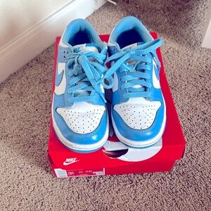 GUC girls Nike dunk low (GS) white/blue